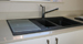 An unusual choice of sink unit – becoming more popular today.
